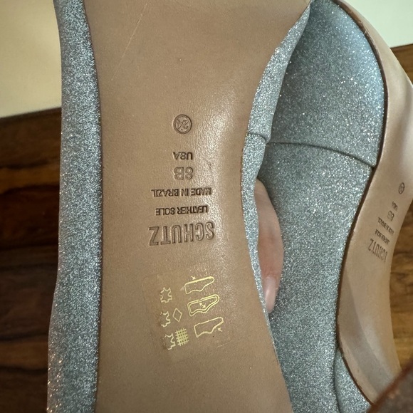 SCHUTZ Meisho Glam Glitter Pumps size 8 - Picture 16 of 16